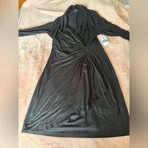 NWT Karen Kane Cascade Dress size XL comfy dress black dress comfortable dress